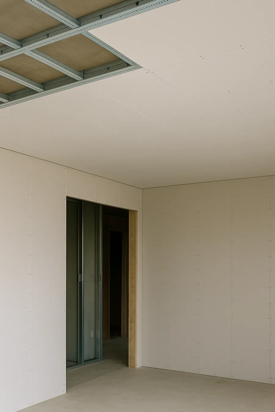 Abgehängte Decke im Trockenbau